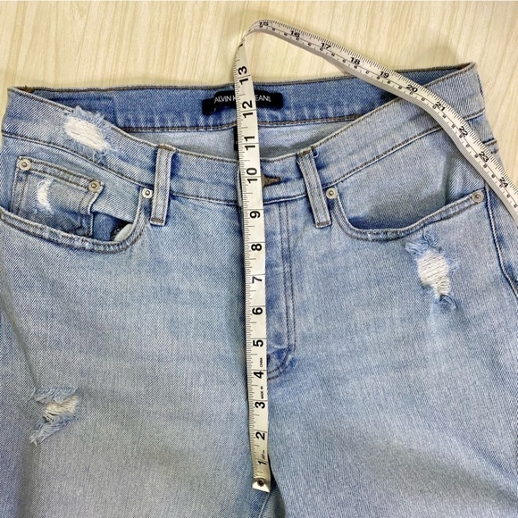 Calvin Klein High Rise straight leg light wash jeans size 28 - Picture 6 of 11